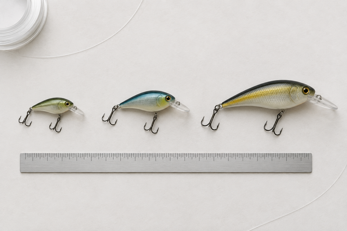 How to Choose a Fishing Lure Size: 7.5 cm vs. 11 cm vs. 14 cm