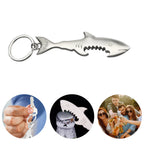 Shark Bottle Opener Keychain – Zinc Alloy, Fishing Gift Accessory