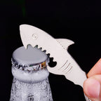 Shark Bottle Opener Keychain – Zinc Alloy, Fishing Gift Accessory