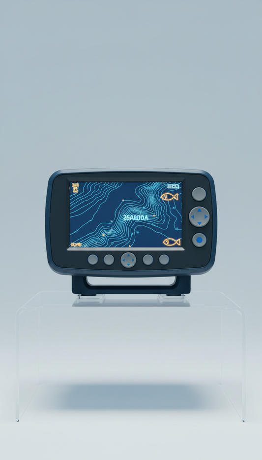 Integrated GPS Fishfinder Display