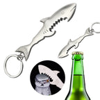 Shark Bottle Opener Keychain – Zinc Alloy, Fishing Gift Accessory