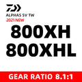 Daiwa Alphas SV TW Baitcasting Reel – 7+1BB, 10lb Drag