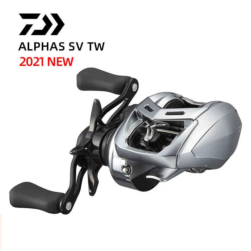 Daiwa Alphas SV TW Baitcasting Reel – 7+1BB, 10lb Drag