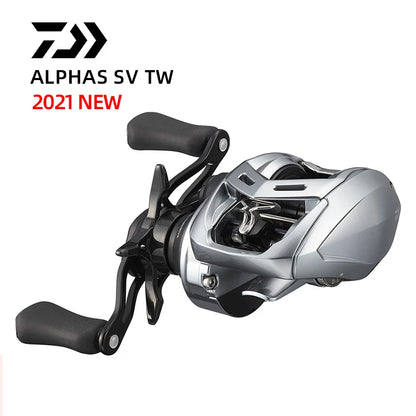 Daiwa Alphas SV TW Baitcasting Reel – 7+1BB, Max Drag 10 lbs