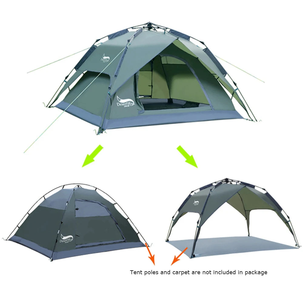 Desert&Fox 3–4 Person Camping Tent