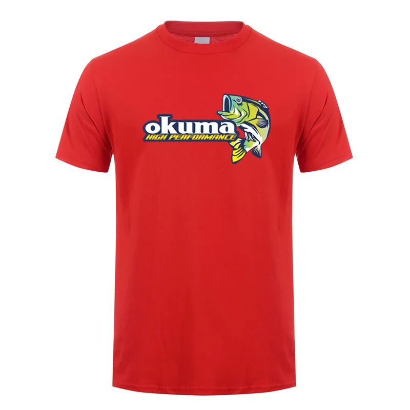 Okuma Fishing T-Shirt – Men's Cotton Short Sleeve Fisherman Tee | S–4XL