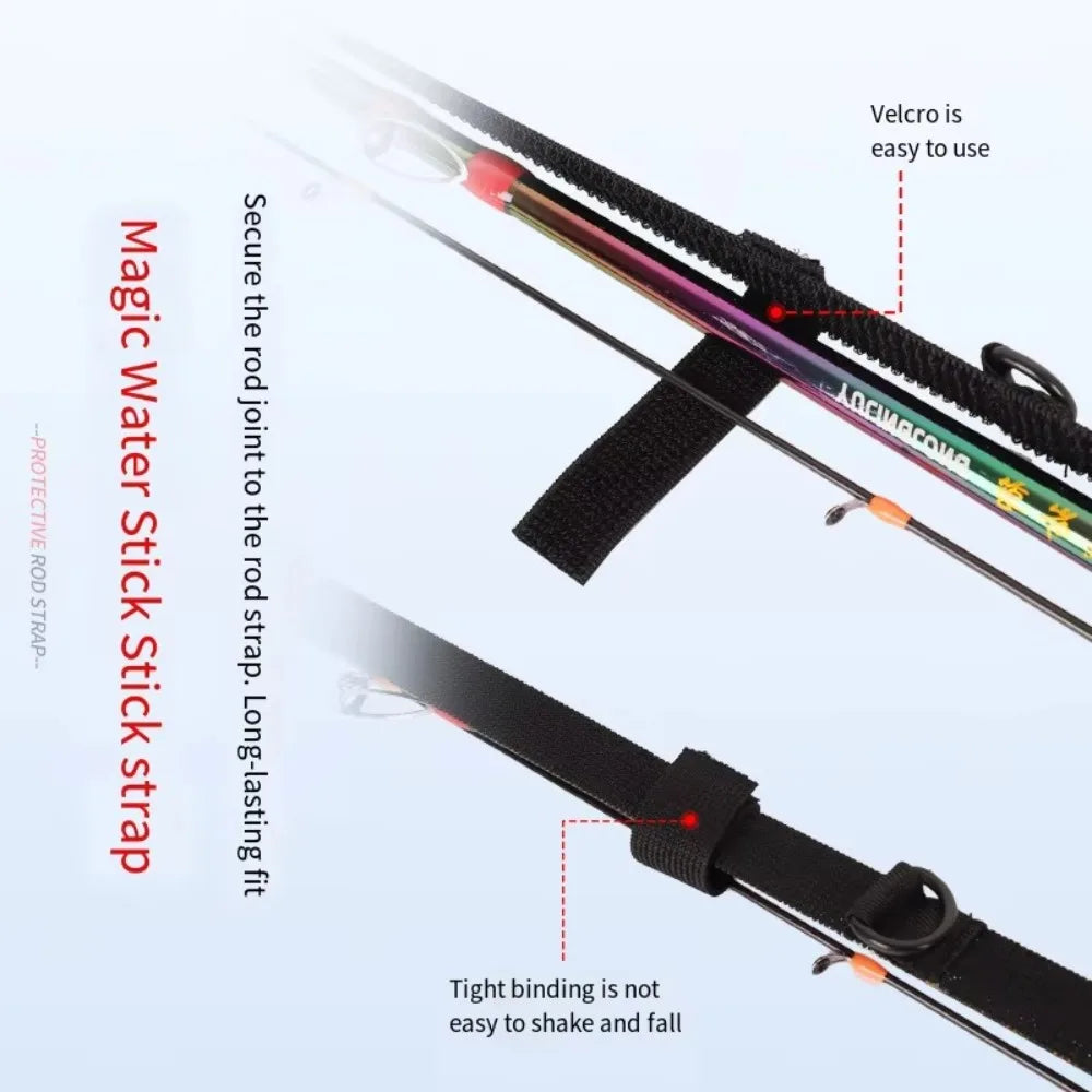 Adjustable Fishing Rod Strap – Neoprene Rod Holder Belt, Portable & Protective