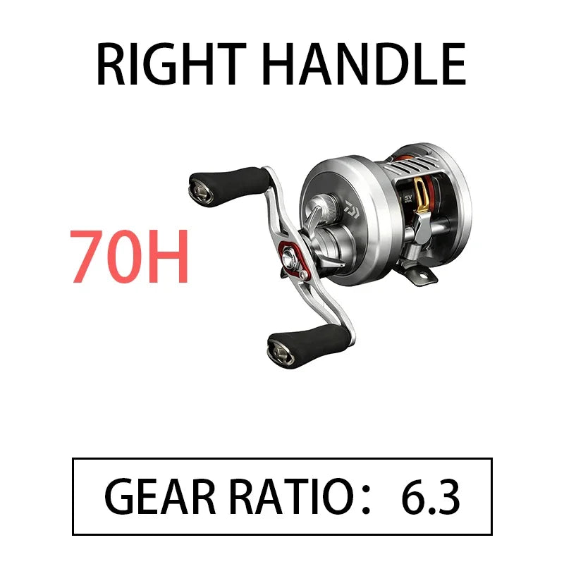 Daiwa Millionaire CT SV Saltwater Baitcasting Reel – 6.3:1 | 70H/70HL/70SH/70SHL