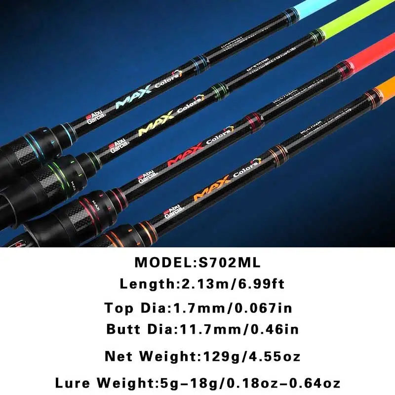 Maris Lure Abu Garcia Rainbow Lure Rod – Casting & Spinning | 4 Colors