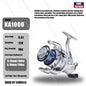 Spinning Reel KA Second Generation Gap-Free Lure Micro Universal Long Casting Metal Slant Mouth Shallow Line Cup Fishing Reel
