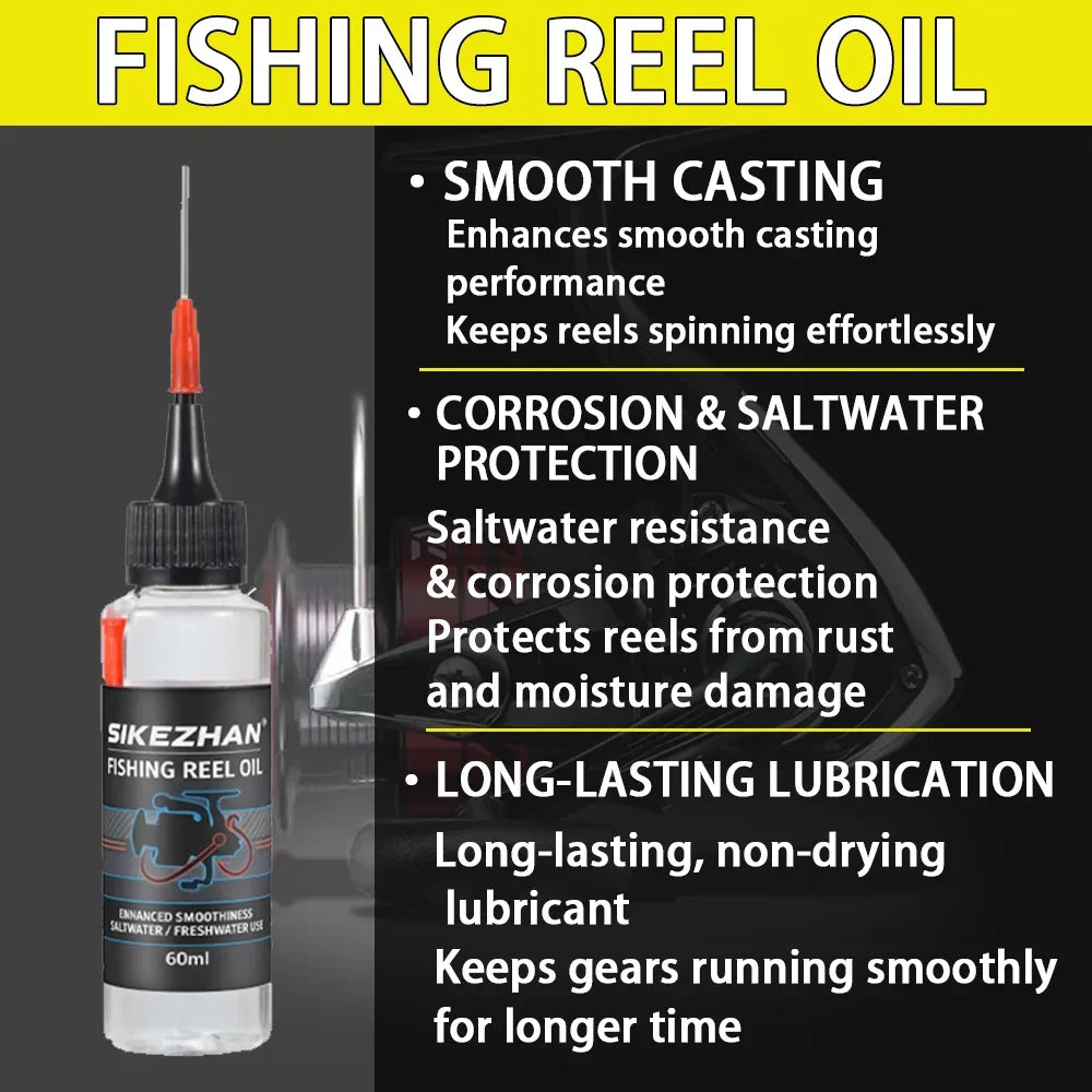 Maris Lure Fishing Reel Lubricant Oil – Precision Needle 60ml & 120ml
