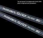 PHISHGER Telescopic Surf Fishing Rod 80-150g – 30T Carbon, 3.6–5.3M