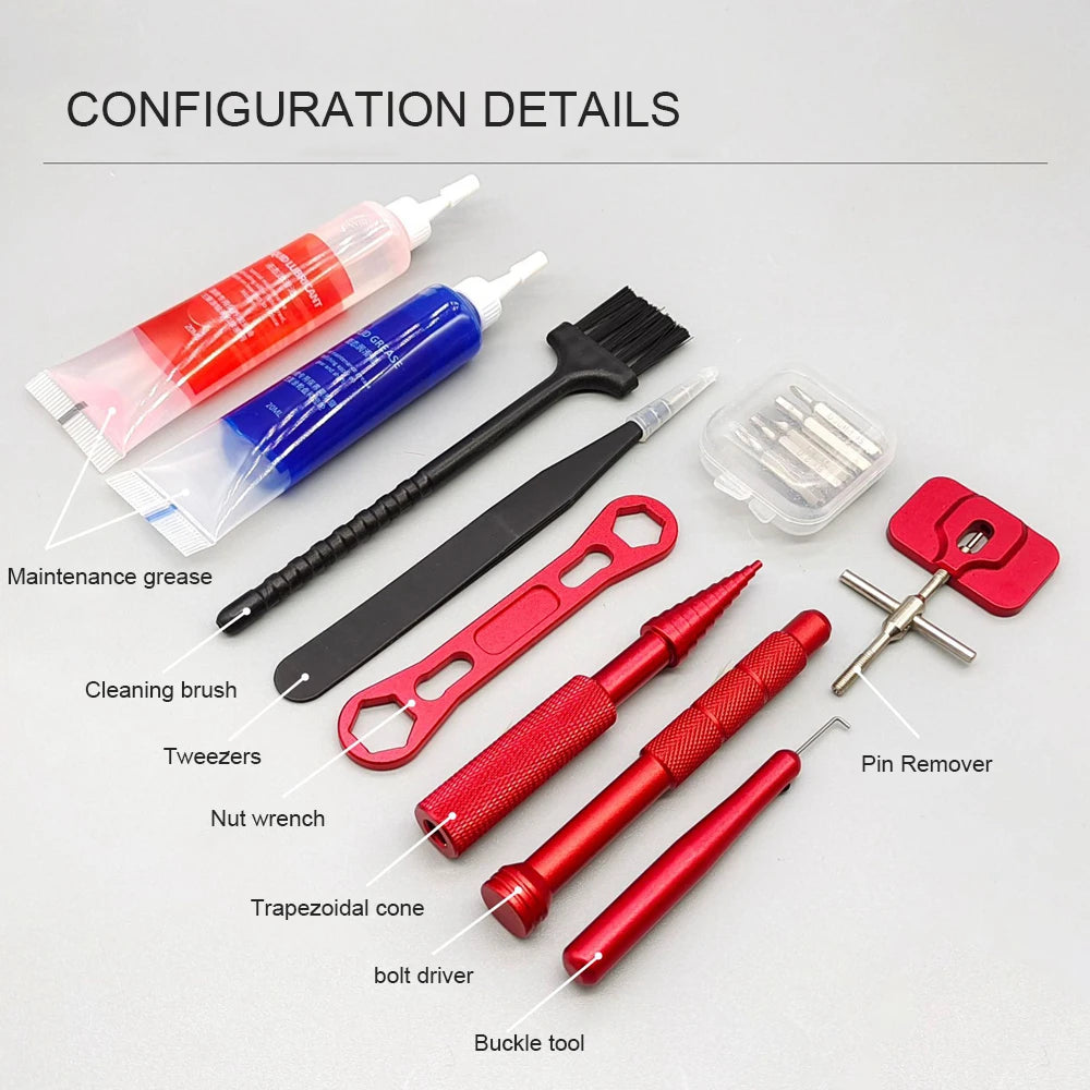 Fishing Reel Repair & Maintenance Tool Kit 10pcs