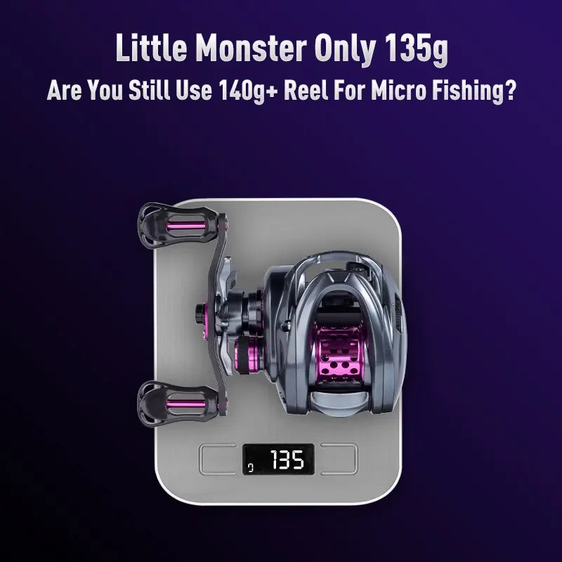 Maris Lure Kingdom Baitcast Reel 135g – Ultra Light 8+1BB 4KG Drag
