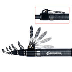 PHISHGER Telescopic Surf Fishing Rod 80-150g – 30T Carbon, 3.6–5.3M