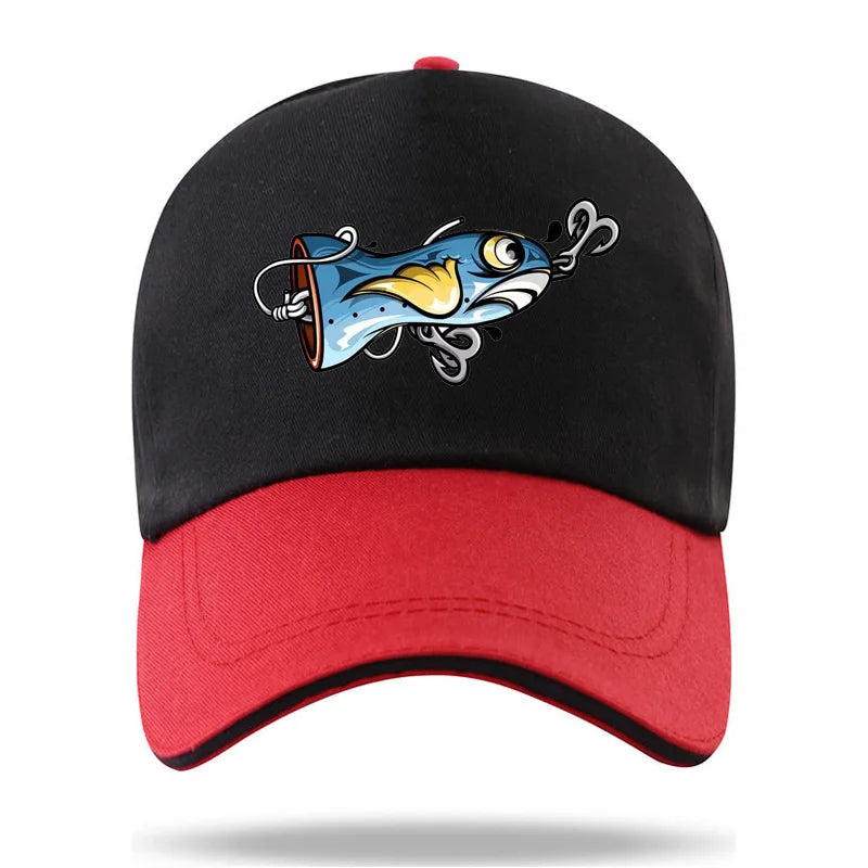 Maris Lure Fishing Lure Print Baseball Cap – Unisex Adjustable