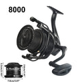 Saltwater Spinning Fishing Reel 24KG Max Drag – Metal Spool, 8000–14000 Series
