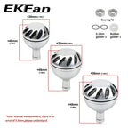 EKfan Aluminum Fishing Reel Handle Knob – 30/35/38mm, 4MM Shaft