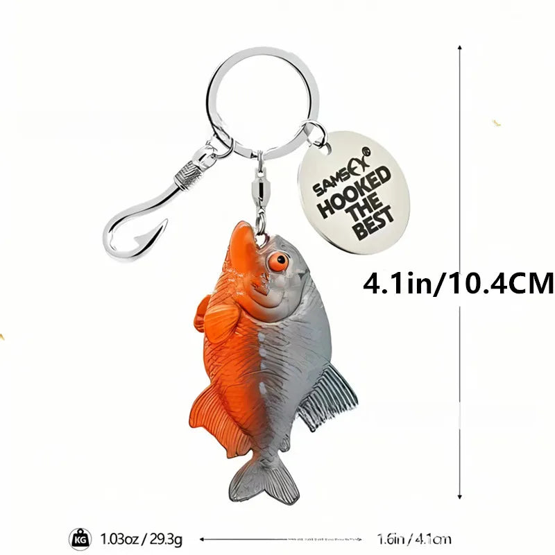 Realistic Fish Keychain – Resin Marine Animal Pendant | 13cm | 11 Designs