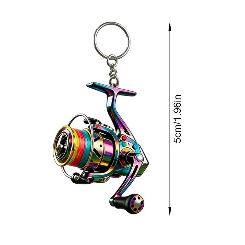 Maris Fishing Reel Keychain – Novelty Car Key & Bag Charm