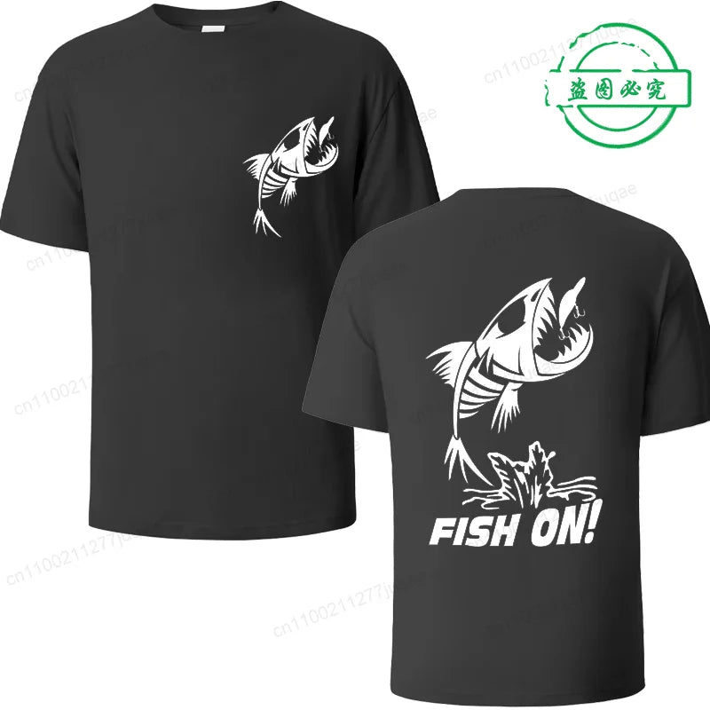 Funny Fisherman T-Shirt – Casual O-Neck Short Sleeve Tee | XXS–4XL