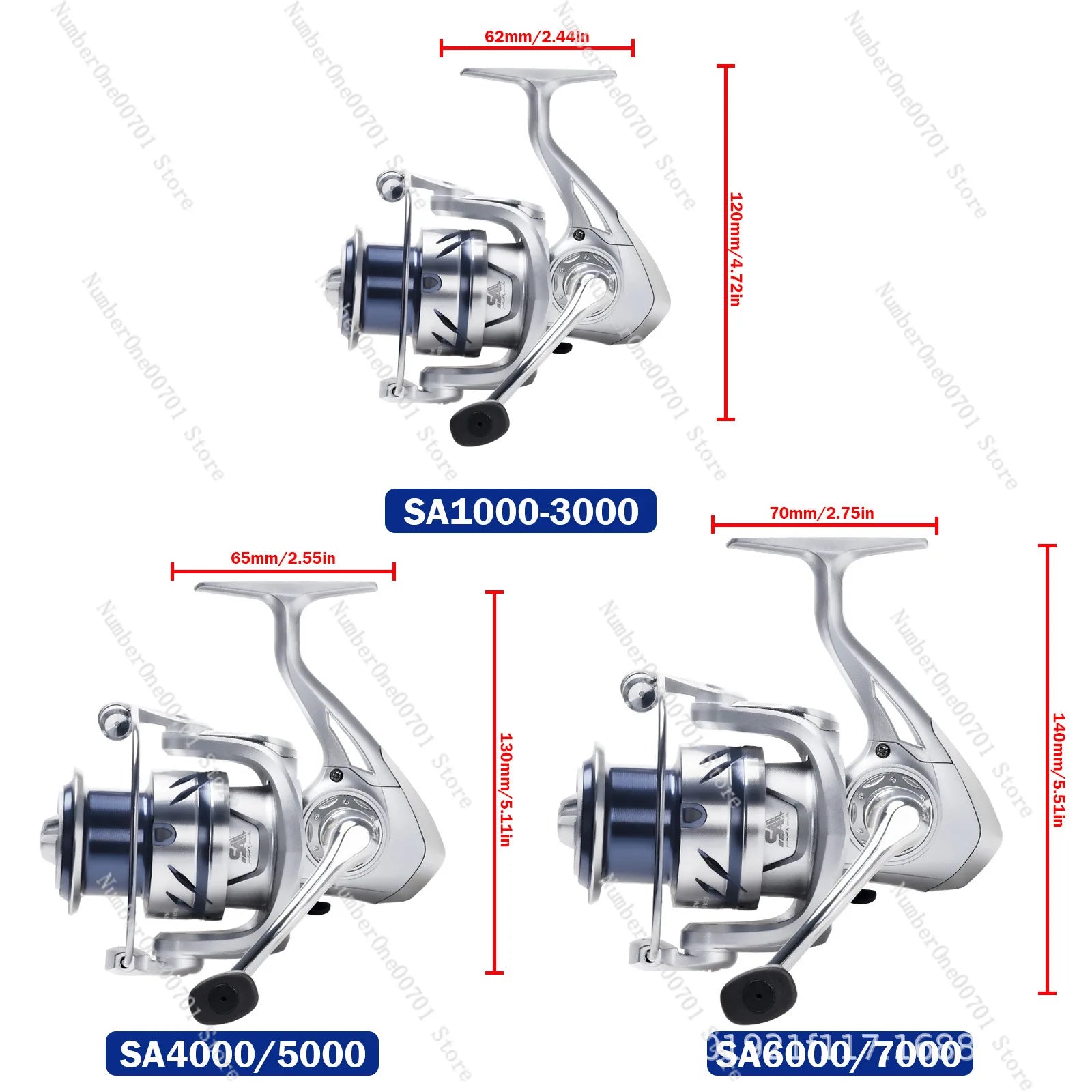 Maris KA Gen2 Long Cast Spinning Reel