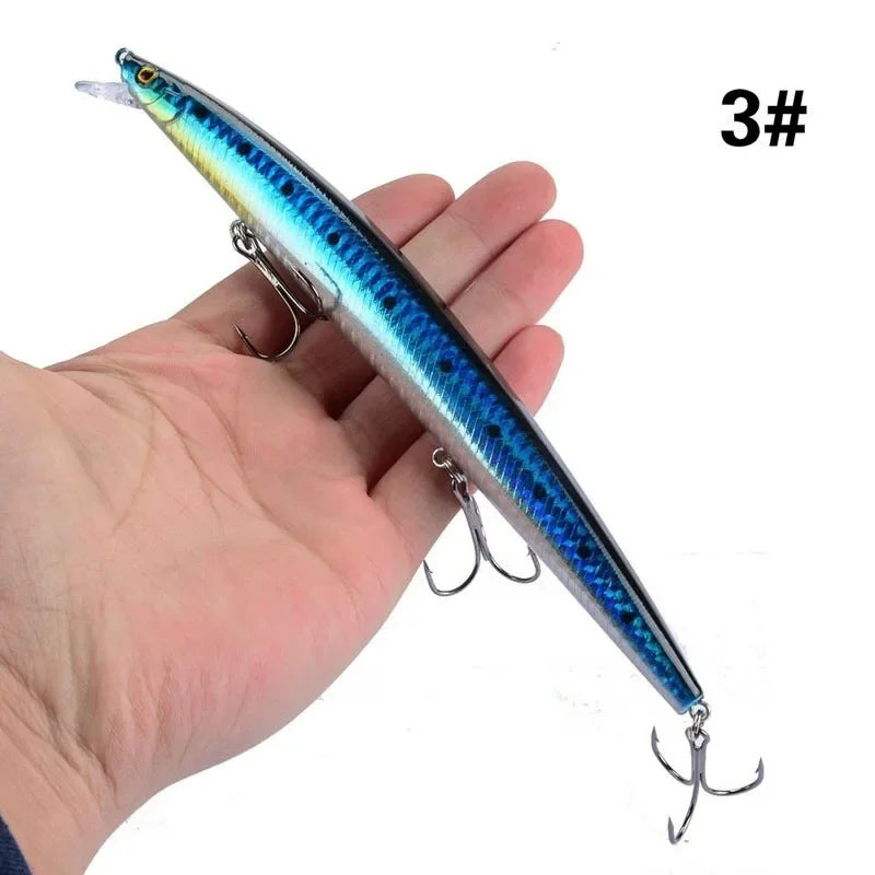 Maris Minnow Fishing Lure 18cm 24g | 25 Colors Laser Crankbait Hard Bait