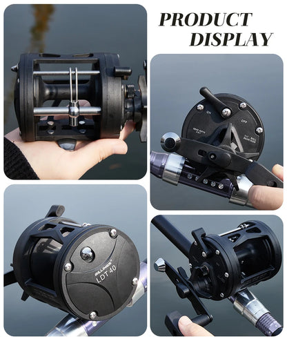 Billings Trolling Drum Reel 33lb Max Drag
