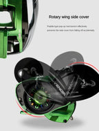 HAIBO VENOM Saltwater Baitcasting Reel – 12KG Drag, 8+1BB, 7.2:1