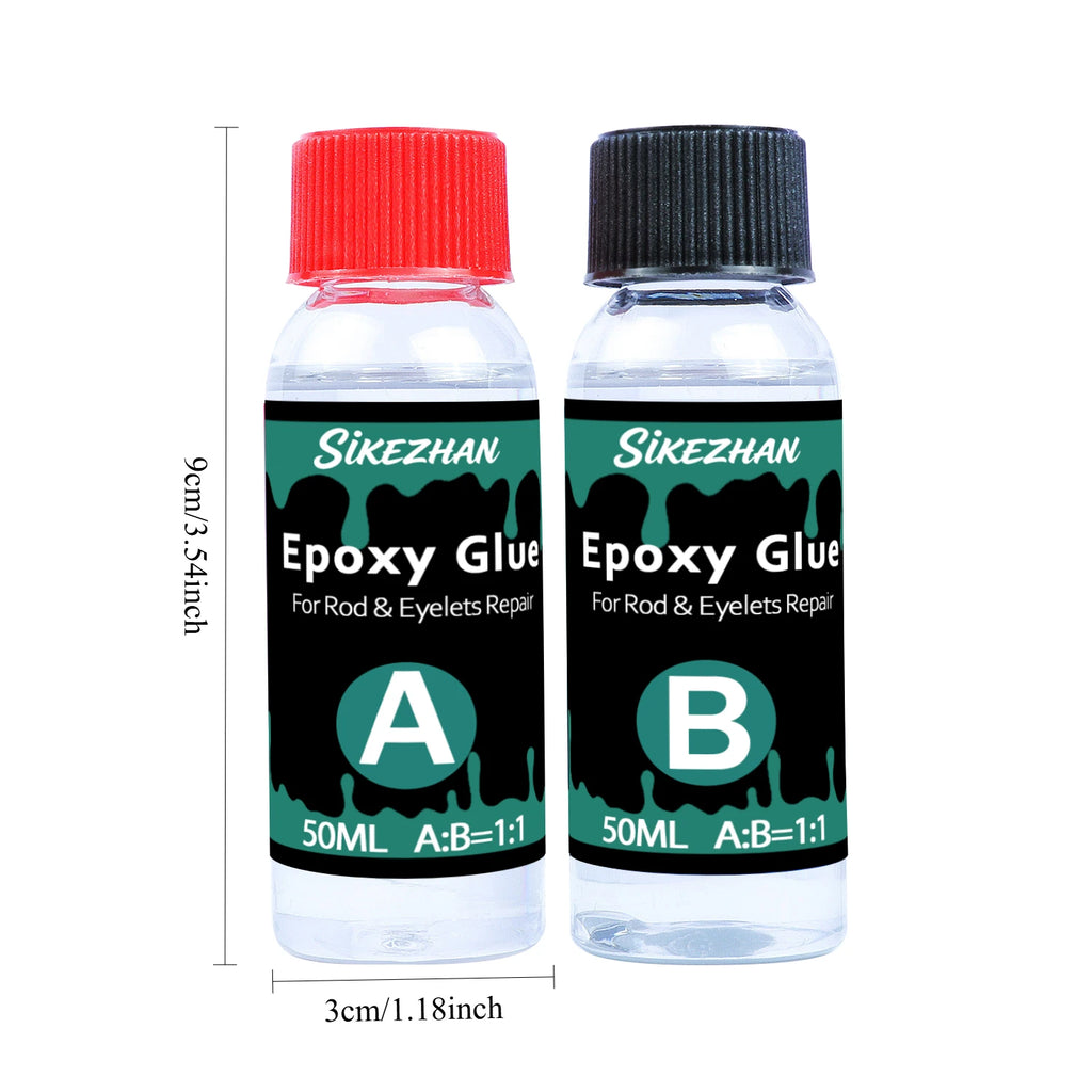 Maris Lure Fishing Rod Repair Epoxy Glue A+B – Clear 100ml
