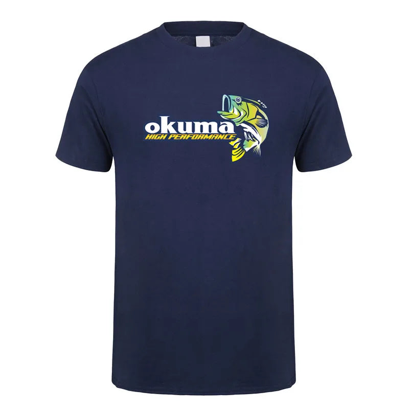 Okuma Fishing T-Shirt – Men's Cotton Short Sleeve Fisherman Tee | S–4XL