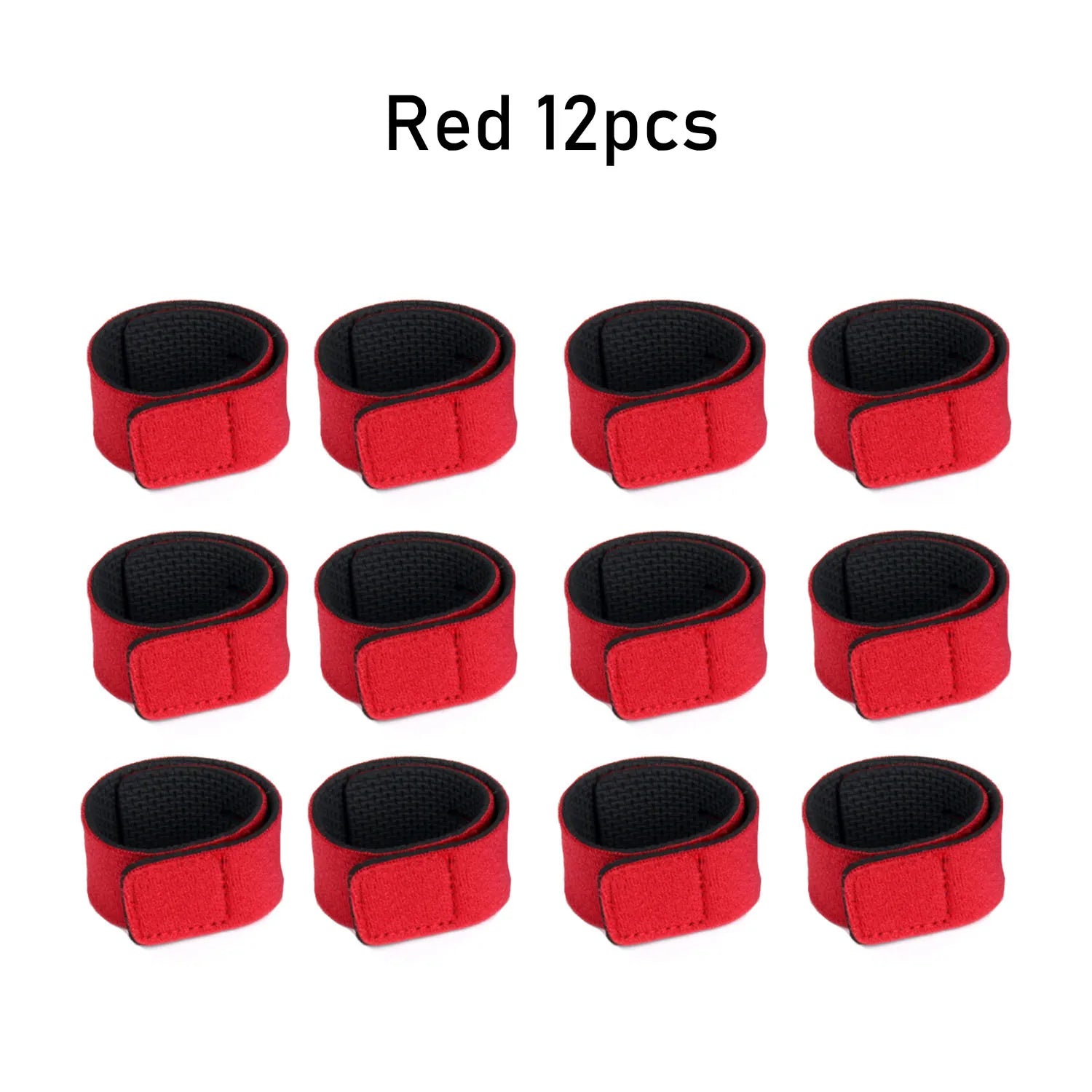 Maris Lure Fishing Rod Strap Holder Belt – Elastic Velcro 2/6/12Pcs