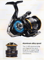 Daiwa Legalis LT Spinning Reel – 6+1BB, 5–12KG Drag, 1000–6000 Series