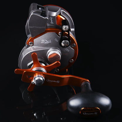 Sougayilang Trolling Reel – Line Counter, Level Wind, 30KG Max Drag, 6+1BB