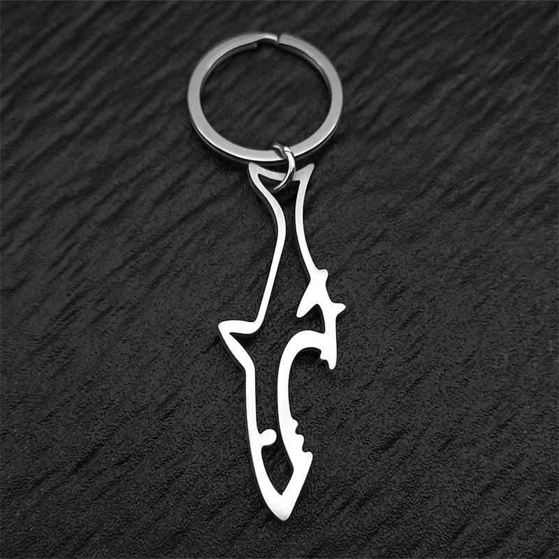 Maris Lure Shark Fish Bottle Opener Keyring – Stainless Steel Fishing Gift