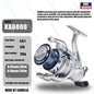 Spinning Reel KA Second Generation Gap-Free Lure Micro Universal Long Casting Metal Slant Mouth Shallow Line Cup Fishing Reel