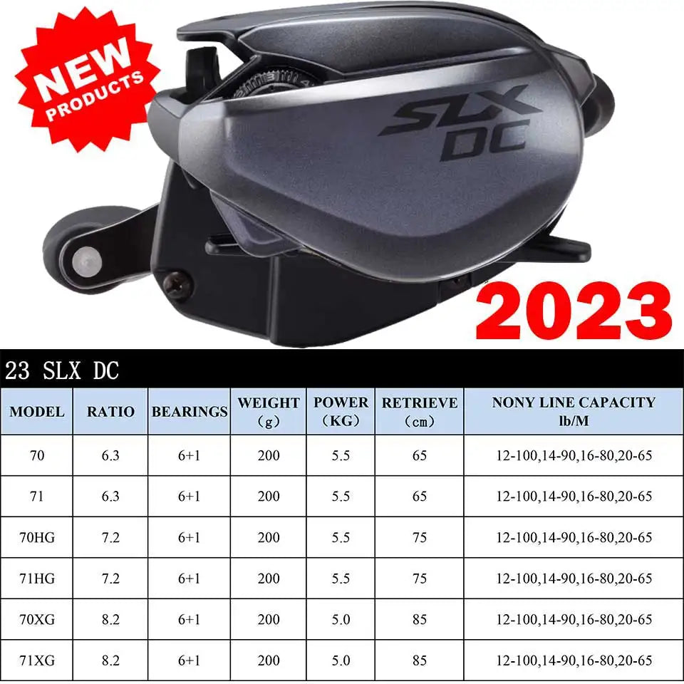 Shimano SLX Baitcast Reel | DC / XT / MGL HAGANE Body