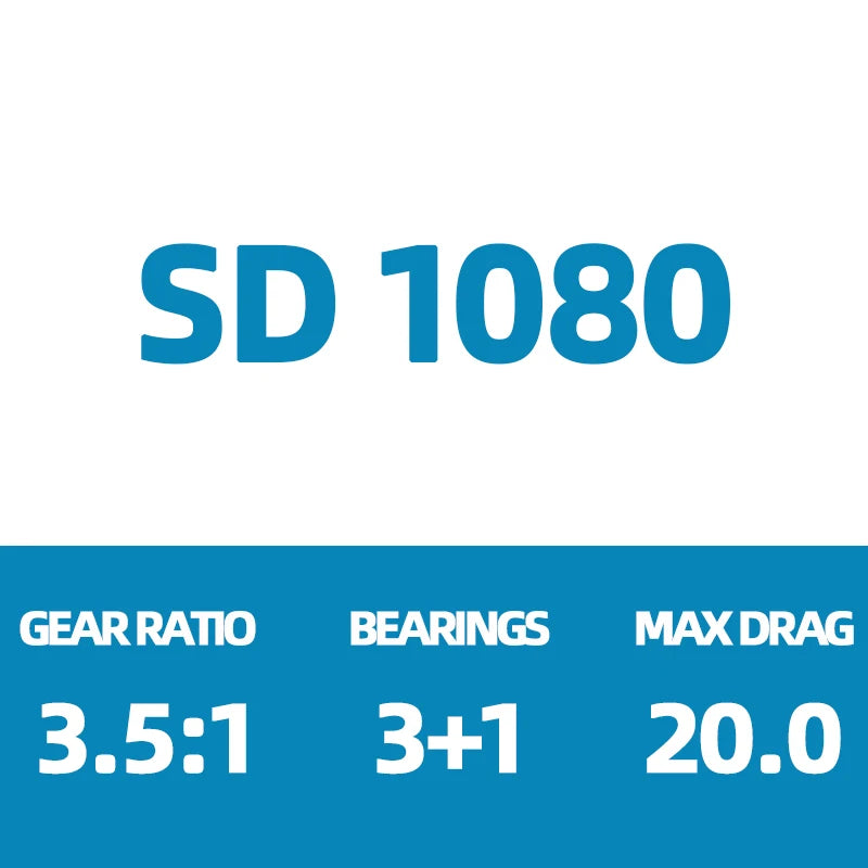 Shimano Activecast SD Surfcast Spinning Reel – 20KG Drag, 3+1BB