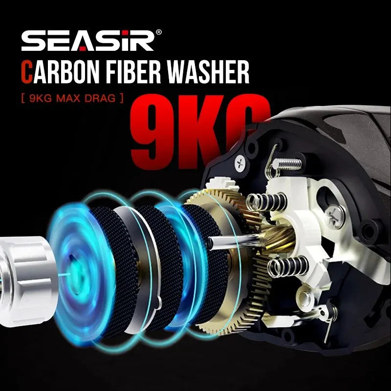 SEASIR Cast X2 Baitcasting Reel 7.3:1 High-Speed