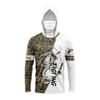 Men's 3D Fishing Print Long Sleeve T-Shirt – Breathable, Casual | XS–XXL