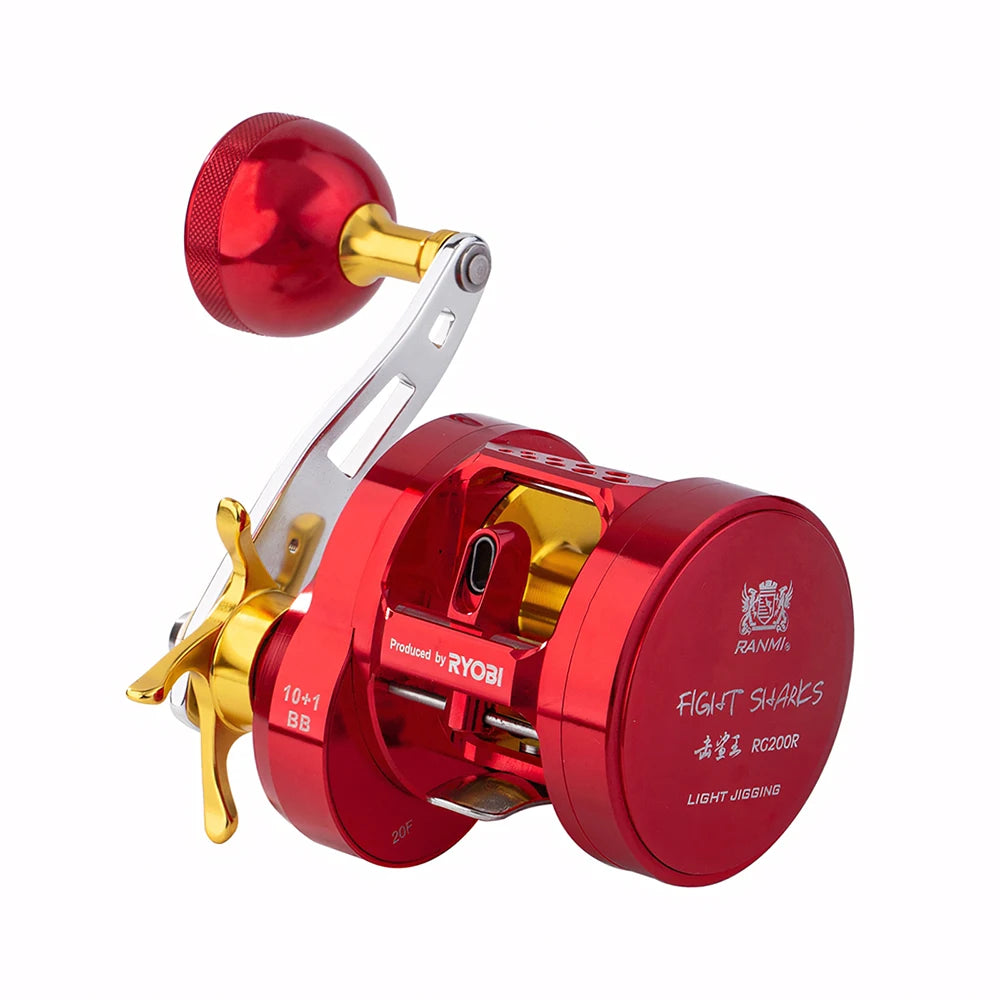 RANMI FIGHT SHARKS Slow Jigging Reel – 12KG Drag