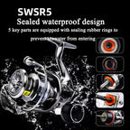 Atsuim Saltwater Spinning Reel – 1000–6000 Series, 5.2:1