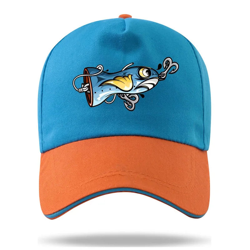 Maris Lure Fishing Lure Print Baseball Cap – Unisex Adjustable
