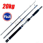 Carbon Spinning Fishing Rod 3-Piece 30-50lb | 1.8M & 2.1M