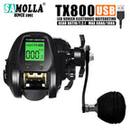 SAMOLLA Electronic Baitcasting Reel – LED Display