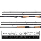 Daiwa Tatula Travel Fishing Rod – 4-Section, Spinning/Casting, Carbon Fiber