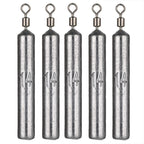Fishing Weight Sinker 5pcs – Drop & Cylindrical, 3.5g–20g Lead Sinker