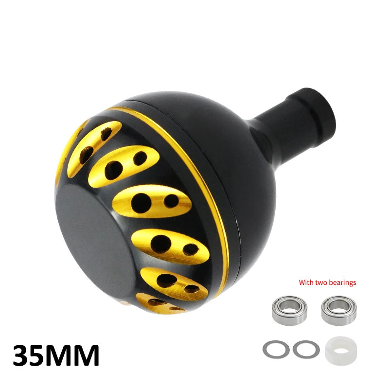EKfan Aluminum Fishing Reel Handle Knob – 30/35/38mm, 4MM Shaft