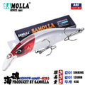 SAMOLLA Sinking Minnow Fishing Lure 120mm 45g 8 Colors