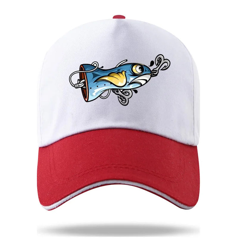 Maris Lure Fishing Lure Print Baseball Cap – Unisex Adjustable